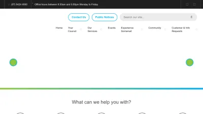 Screenshot of Somerset.qld.gov.au