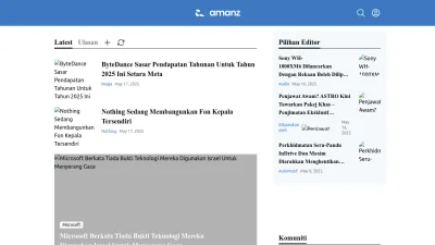 Screenshot of Amanz.my