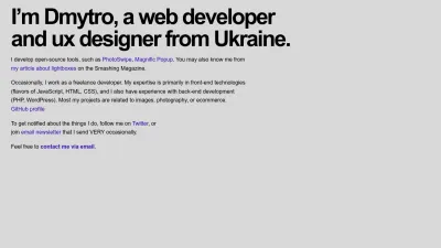 Screenshot preview of dimsemenov.com