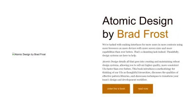 Screenshot of Atomicdesign.bradfrost.com