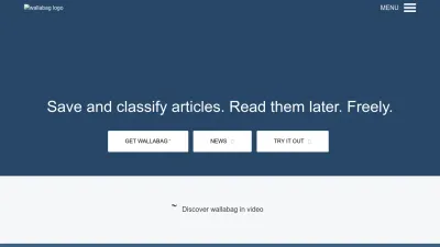 Screenshot of Wallabag.org