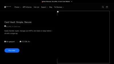 Screenshot of Ellipal.com