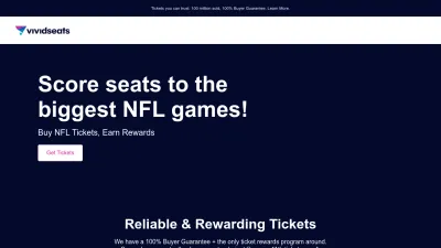 Screenshot preview of vividseats.com