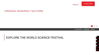 Screenshot preview of worldsciencefestival.com