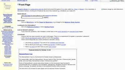Screenshot preview of senseis.xmp.net