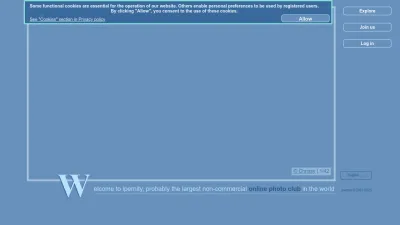 Screenshot preview of ipernity.com