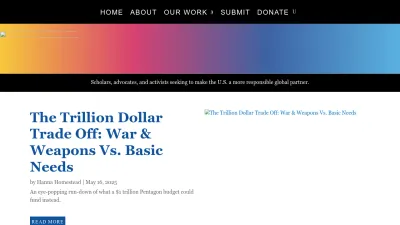 Screenshot of Fpif.org