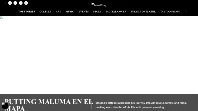 Screenshot of Inkedmag.com