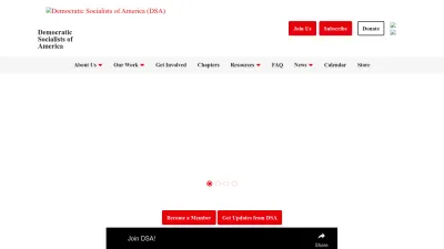 Screenshot of Dsausa.org