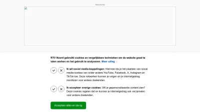 Screenshot of Rtvnoord.nl