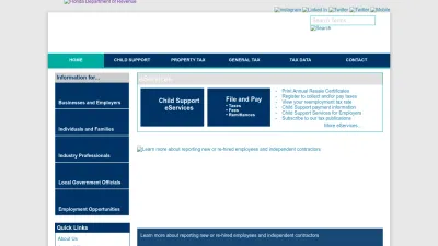 Screenshot of Floridarevenue.com