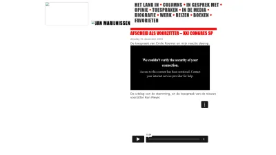 Screenshot of Janmarijnissen.nl