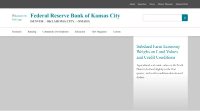 Screenshot of Kansascityfed.org