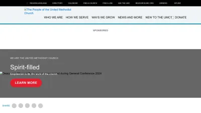 Screenshot preview of umc.org