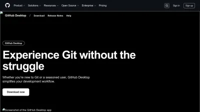 Screenshot of Desktop.github.com