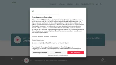 Screenshot of Radiohamburg.de