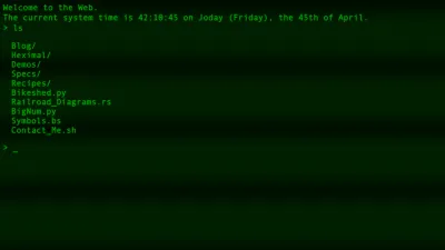 Screenshot of Xanthir.com