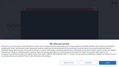 Screenshot of Theface.com