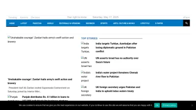 Screenshot of Dailytimes.com.pk