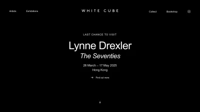 Screenshot of Whitecube.com