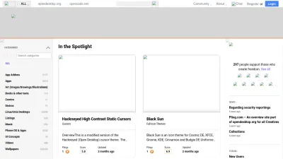 Screenshot of Pling.com