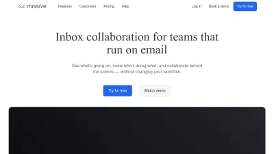 Screenshot preview of missiveapp.com