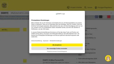 Screenshot of Oeamtc.at