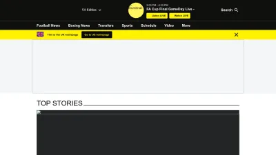 Screenshot of Talksport.com