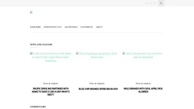 Screenshot of Streetfightmag.com