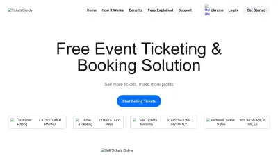 Screenshot of Ticketscandy.com