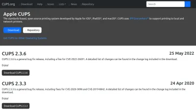 Screenshot of Cups.org
