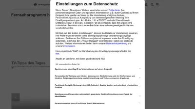 Screenshot of Tvspielfilm.de