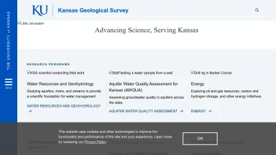 Screenshot of Kgs.ku.edu