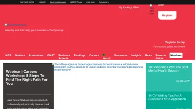 Screenshot of Businessbecause.com