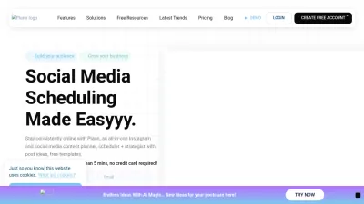 Screenshot of Plannthat.com