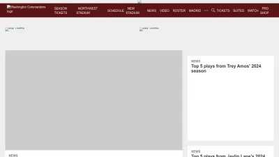 Screenshot of Commanders.com