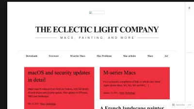 Screenshot of Eclecticlight.co