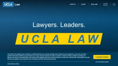 Screenshot of Law.ucla.edu