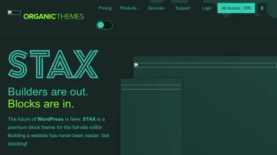 Screenshot of Organicthemes.com