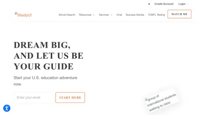 Screenshot of Studyusa.com