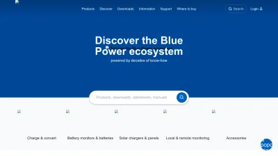 Screenshot of Victronenergy.com