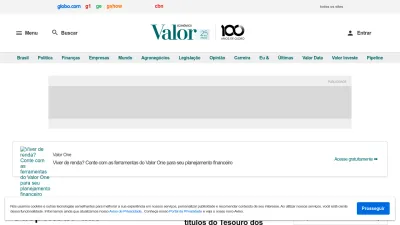 Screenshot of Valor.globo.com
