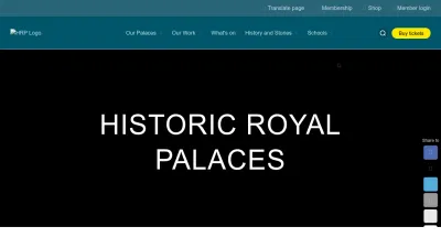 Screenshot preview of hrp.org.uk