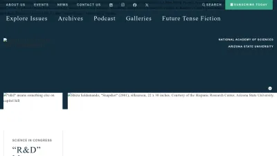 Screenshot of Issues.org