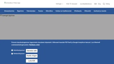 Screenshot of Ut.ee