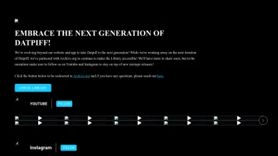 Screenshot of Datpiff.com