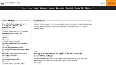 Screenshot of Bgdailynews.com