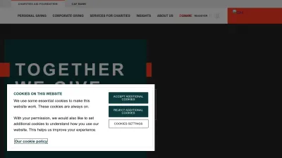 Screenshot of Cafonline.org