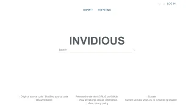 Screenshot of Yewtu.be