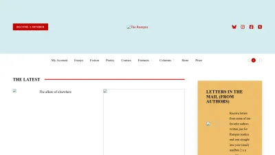 Screenshot of Therumpus.net
